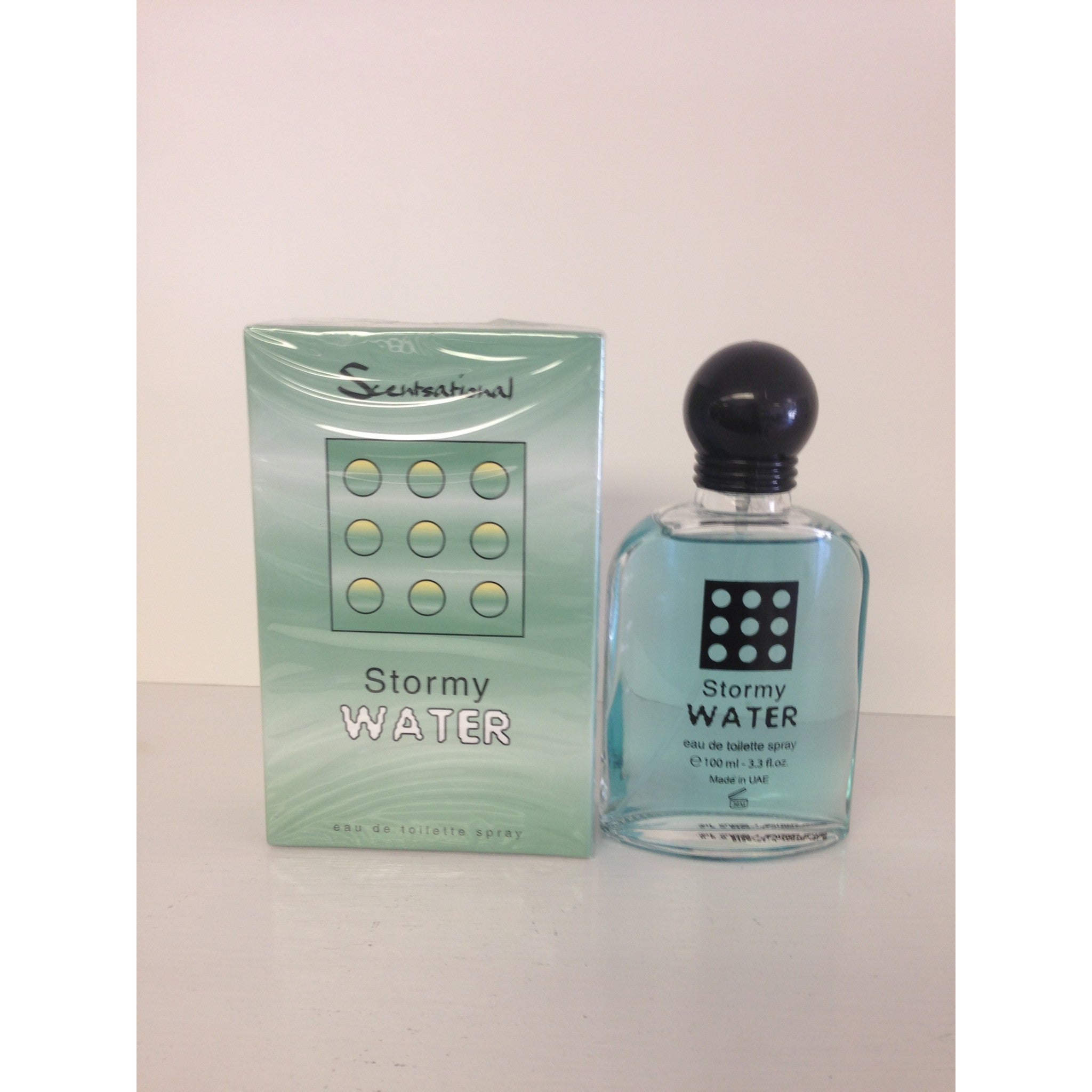 Scentsational Stormy Water Cologne 3.3 oz 100 ml for Men Eau